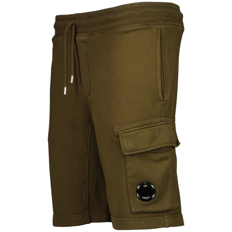 Cotton Diagonal Fleece Lens Bermudas - Casual Basement
