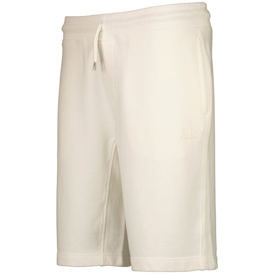 Cotton Diagonal Fleece Logo Bermudas - Casual Basement