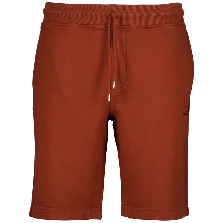 Cotton Diagonal Fleece Resist Dyed Logo Bermudas - Casual Basement