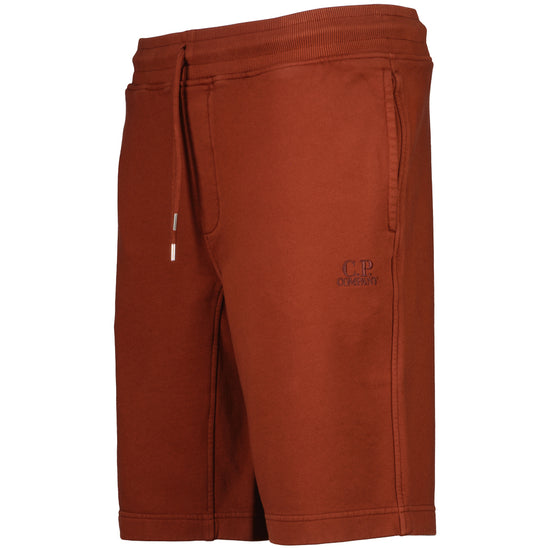 Cotton Diagonal Fleece Resist Dyed Logo Bermudas - Casual Basement