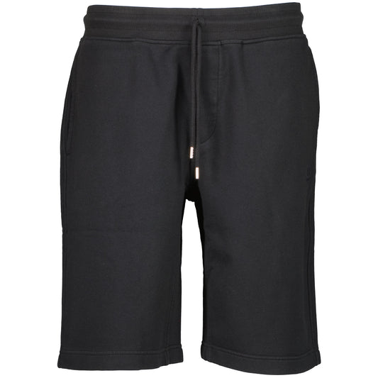 Cotton Diagonal Fleece Logo Bermudas - Casual Basement