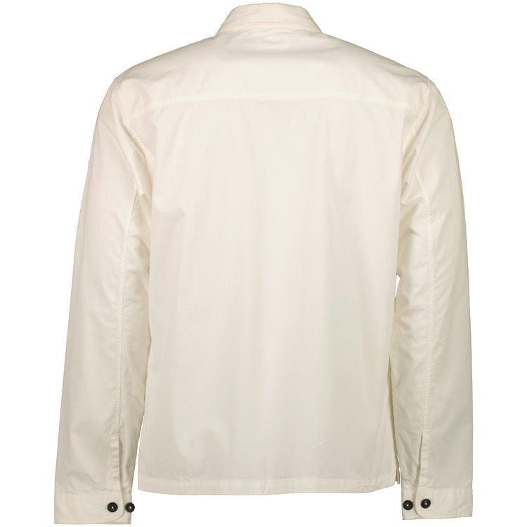 Gabardine Half Zip Lens Overshirt - Casual Basement