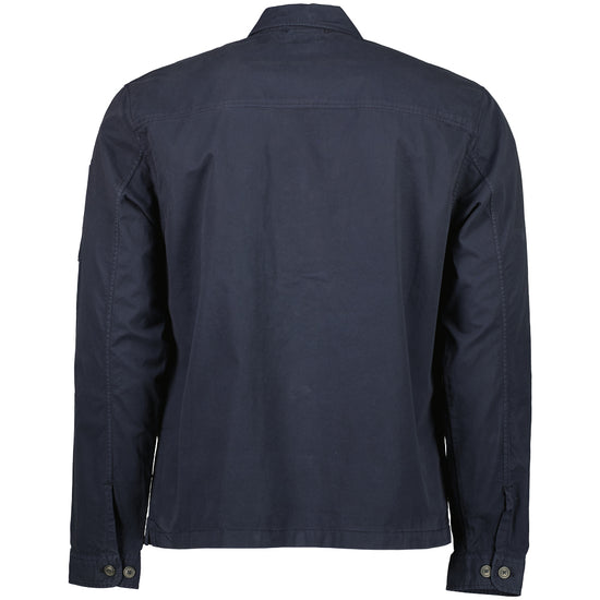 Gabardine Half Zip Lens Overshirt - Casual Basement