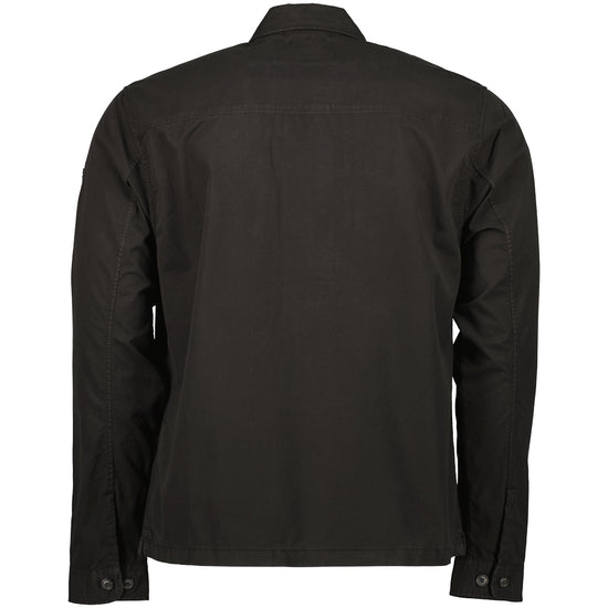 Gabardine Half Zip Lens Overshirt - Casual Basement