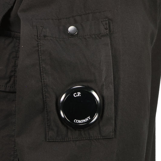 Gabardine Half Zip Lens Overshirt - Casual Basement