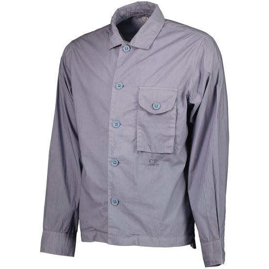 Popeline Embroidered Logo Shirt - Casual Basement