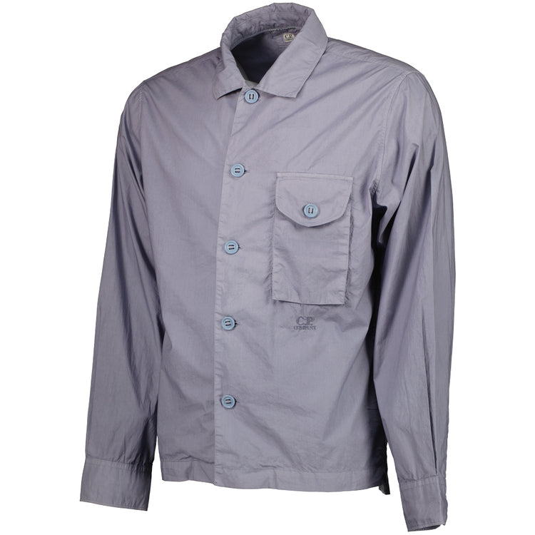 Popeline Embroidered Logo Shirt - Casual Basement