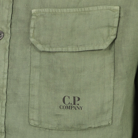 Long Sleeve Linen Overshirt - Casual Basement