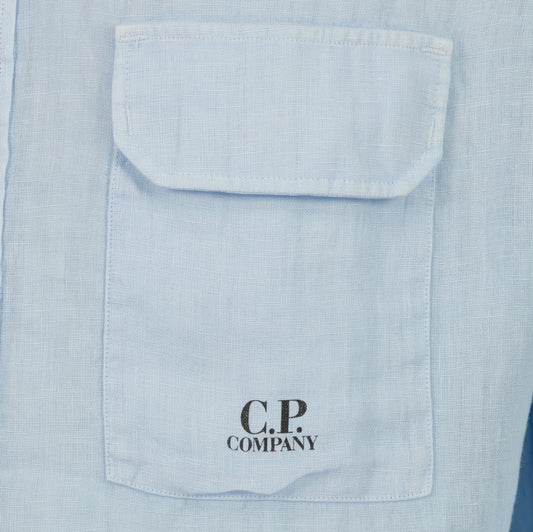Long Sleeve Linen Overshirt - Casual Basement