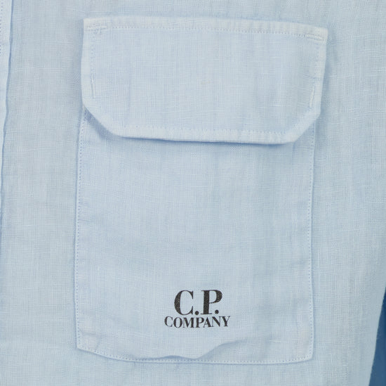 Long Sleeve Linen Overshirt - Casual Basement