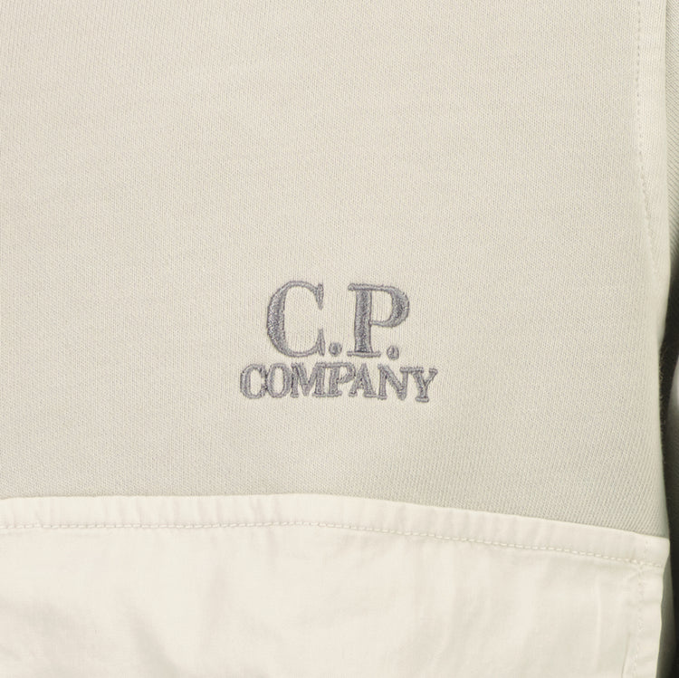 Diagonal Fleece Resist Dyed Logo Cardigan - Casual Basement