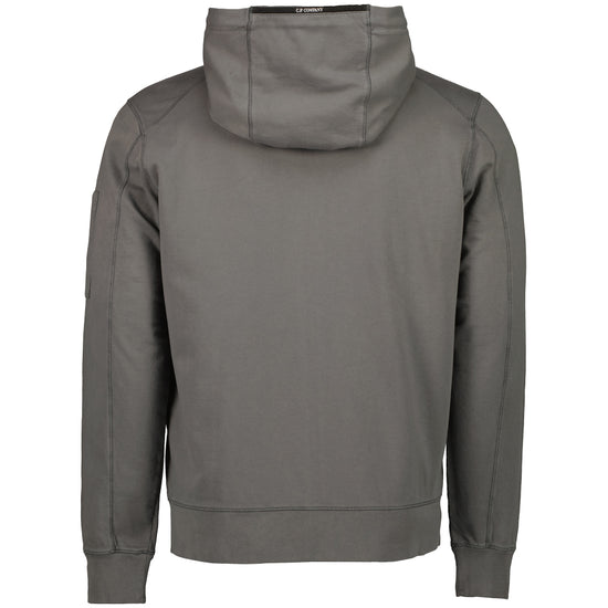 Light Fleece Lens Zip Hoodie - Casual Basement