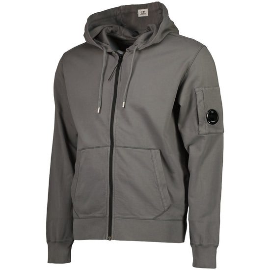 Light Fleece Lens Zip Hoodie - Casual Basement