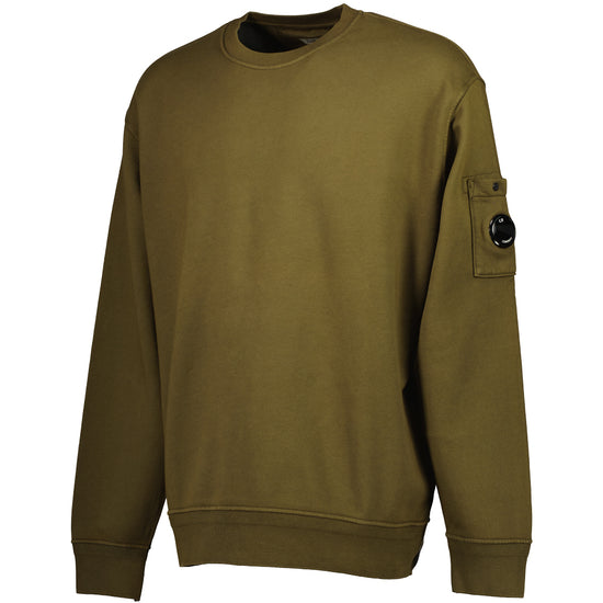 Diagonal Fleece Lens Sweatshirt - Casual Basement