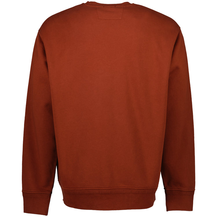 Diagonal Fleece Resist Dyed Logo Sweatshirt - Casual Basement