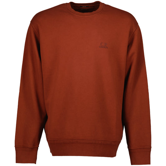 Diagonal Fleece Resist Dyed Logo Sweatshirt - Casual Basement
