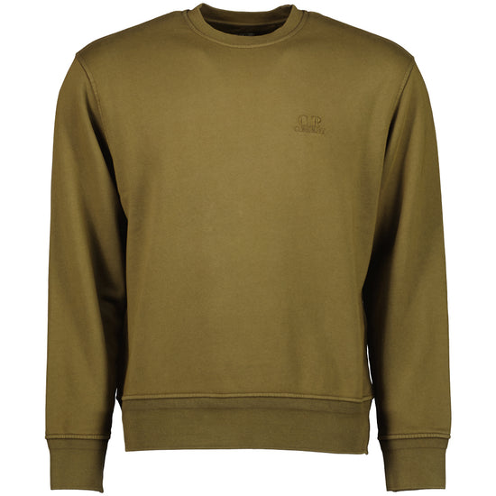 Diagonal Fleece Logo Sweatshirt - Casual Basement