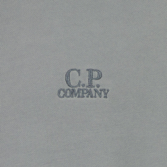 Diagonal Fleece Resist Dyed Logo Sweatshirt - Casual Basement