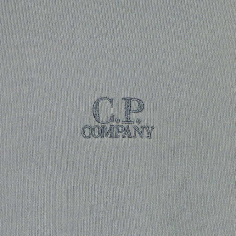 Diagonal Fleece Resist Dyed Logo Sweatshirt - Casual Basement