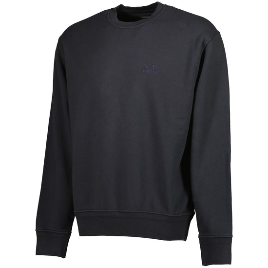 Diagonal Fleece Logo Sweatshirt - Casual Basement