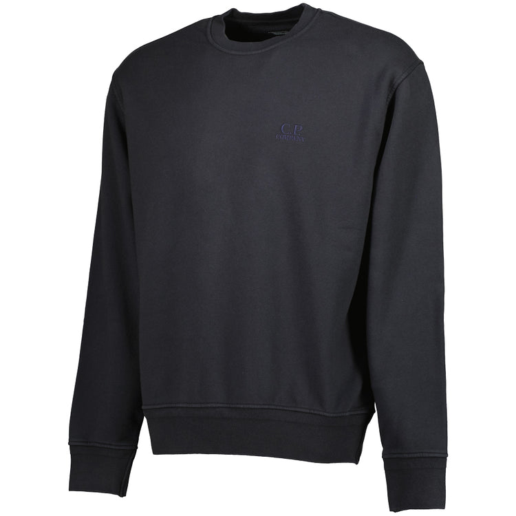 Diagonal Fleece Logo Sweatshirt - Casual Basement