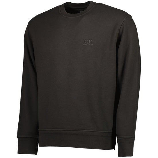 Diagonal Fleece Logo Sweatshirt - Casual Basement