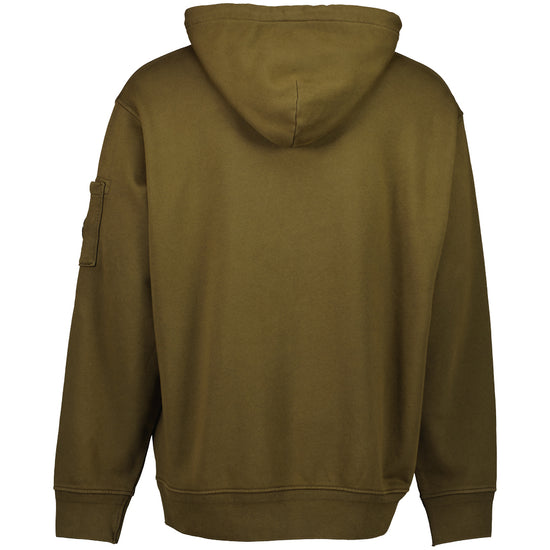 Diagonal Fleece Lens Hoodie - Casual Basement
