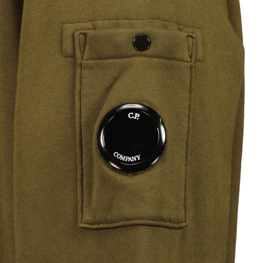 Diagonal Fleece Lens Hoodie