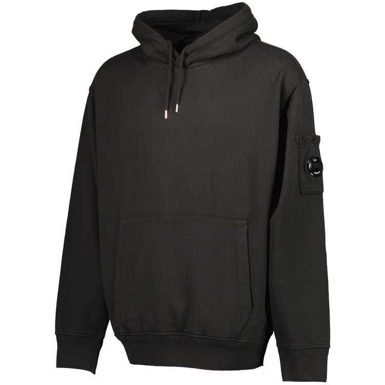 Diagonal Fleece Lens Hoodie - Casual Basement