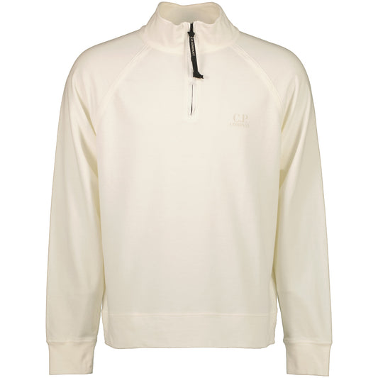 Light Fleece Quarter Zip Logo Sweat - Casual Basement