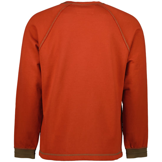Diagonal Fleece Logo Sweatshirt - Casual Basement