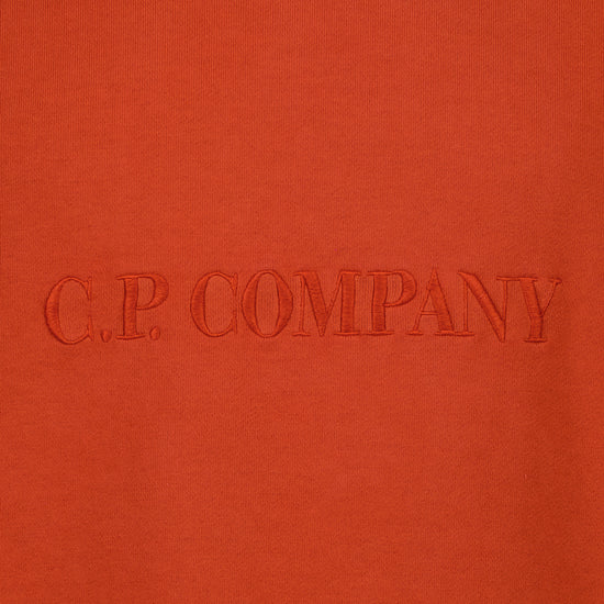 Diagonal Fleece Logo Sweatshirt - Casual Basement