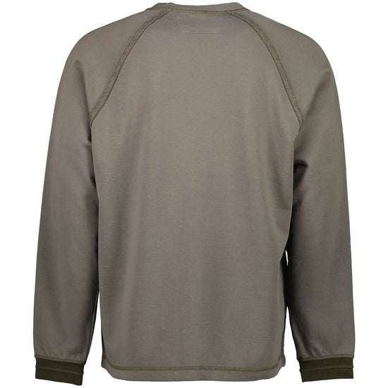 Diagonal Fleece Logo Sweatshirt - Casual Basement