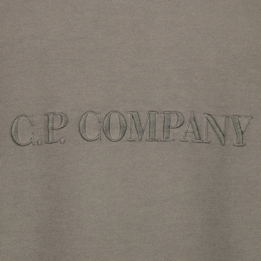 Diagonal Fleece Logo Sweatshirt - Casual Basement