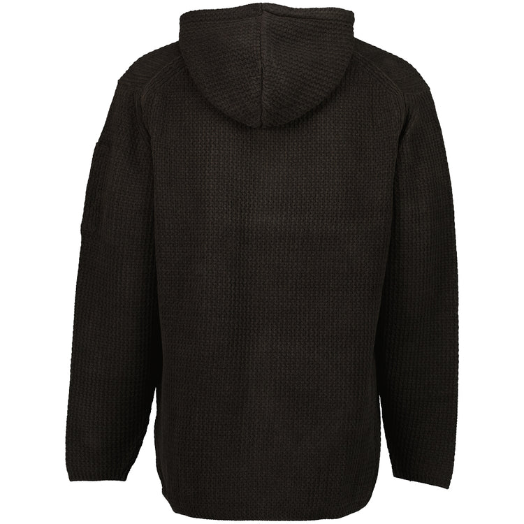 Chenille Waffle Knit Lens Hoodie