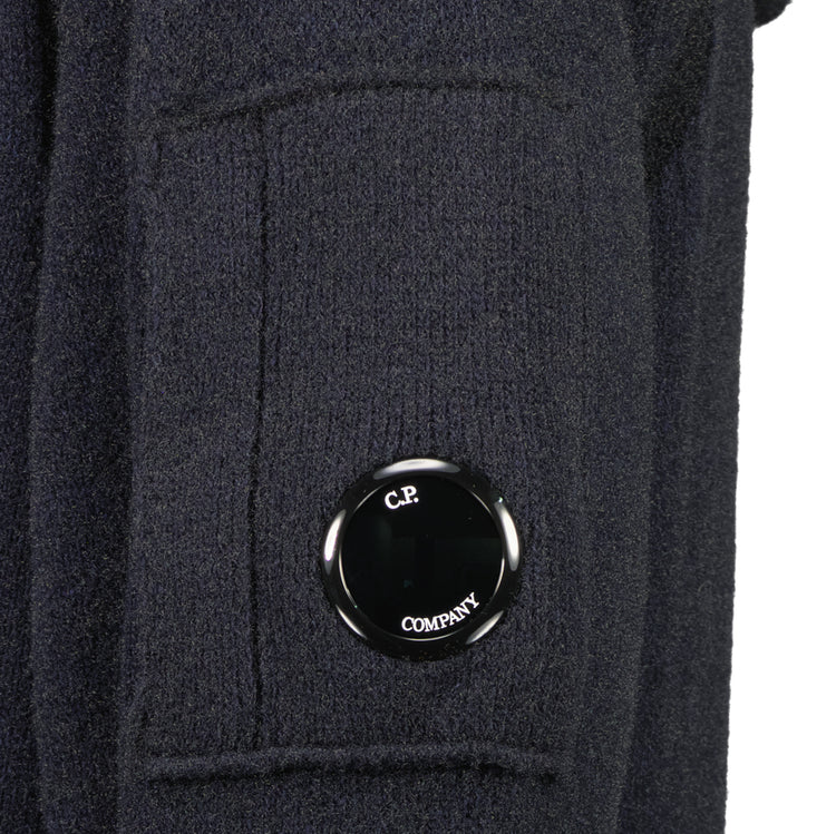 Fleece Knit Lens Hoodie