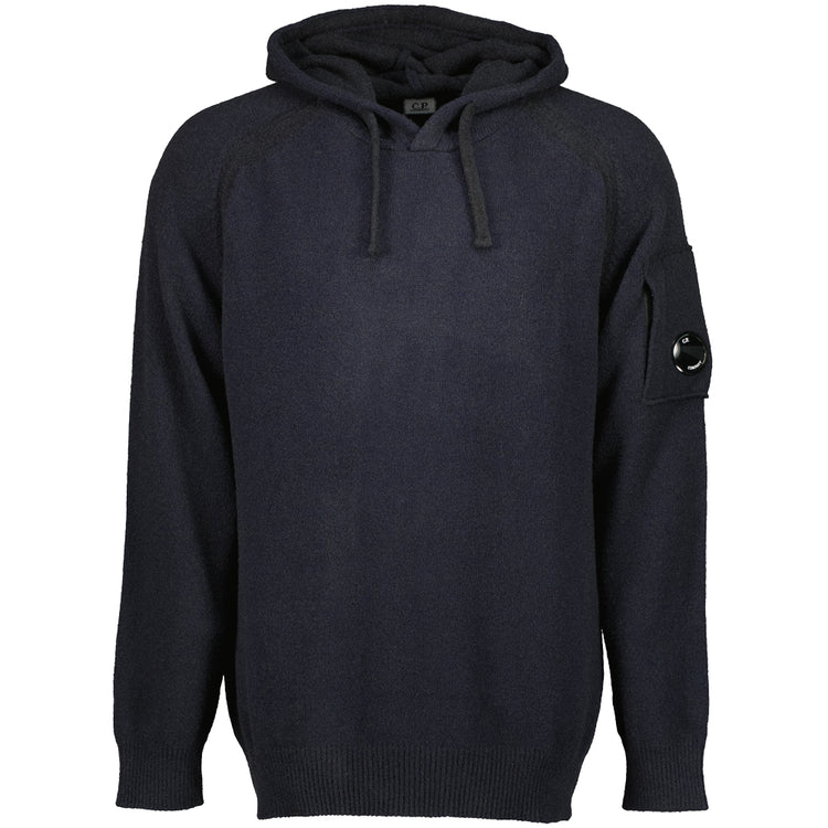 Fleece Knit Lens Hoodie