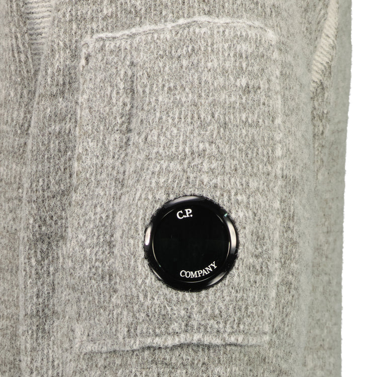 Fleece Knit Lens Hoodie