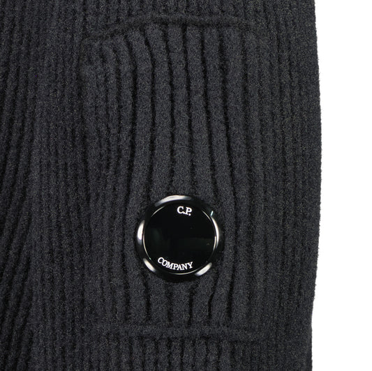 Fleece Knit Crewneck Lens Jumper - Casual Basement