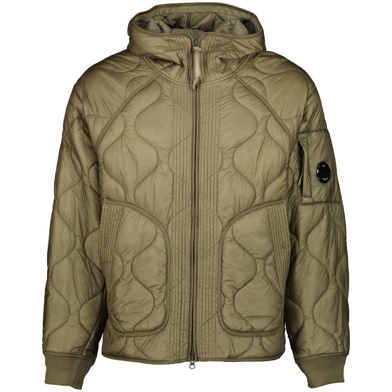 Quilted Liner Hooded Lens Jacket - Casual Basement