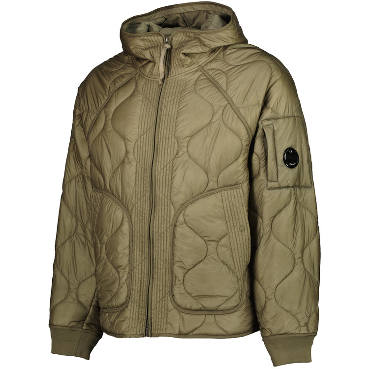 Quilted Liner Hooded Lens Jacket - Casual Basement