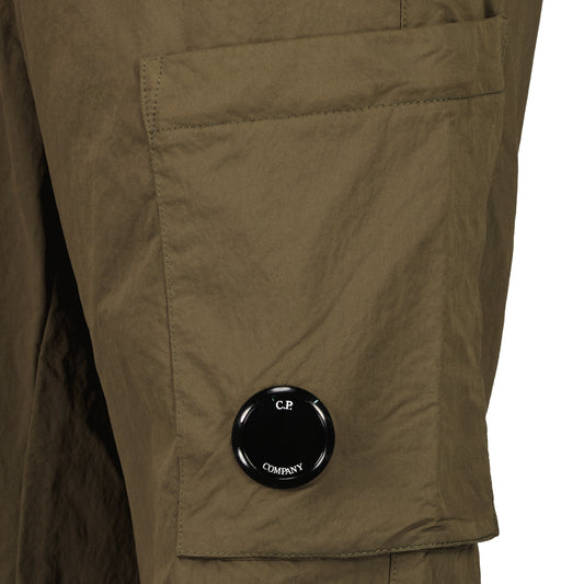 Diagonal Flatt Nylon Lens Cargo Pants - Casual Basement