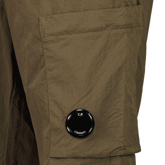 Diagonal Flatt Nylon Lens Cargo Pants - Casual Basement