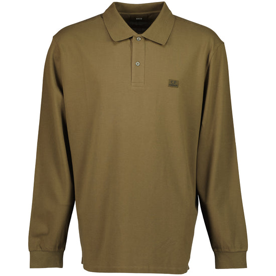 Long Sleeve Stretch Piquet Polo - Casual Basement