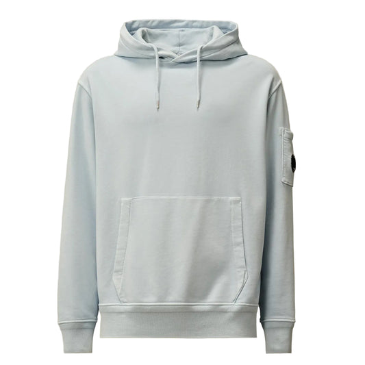 Diagonal Fleece Resist Dyed Lens Hoodie - Casual Basement