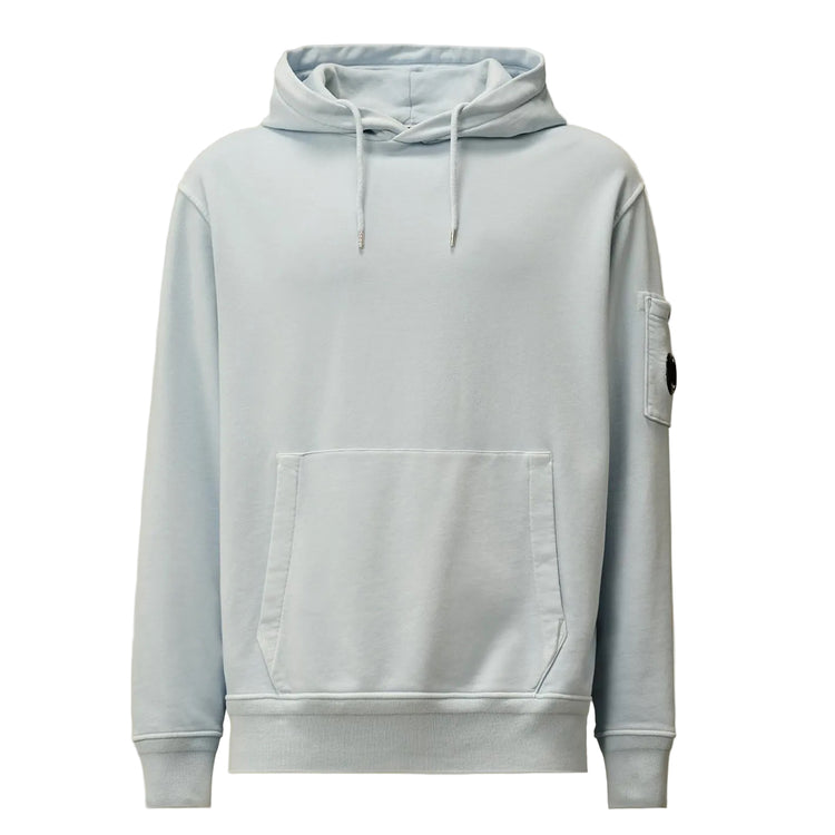 Diagonal Fleece Resist Dyed Lens Hoodie - Casual Basement