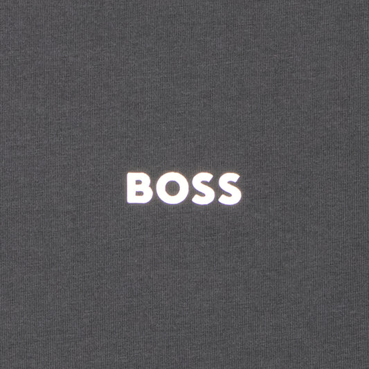 Stretch Cotton Contrast Logo T-Shirt - Casual Basement