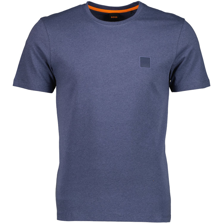 Relaxed Fit Logo Patch T-Shirt - Casual Basement