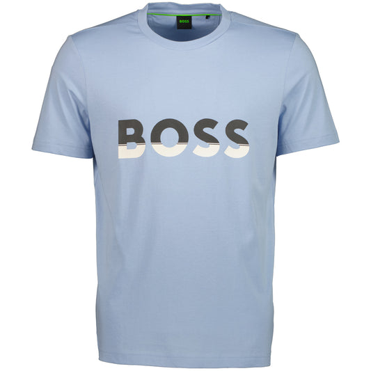 Colour-Blocked Logo Print T-Shirt - Casual Basement