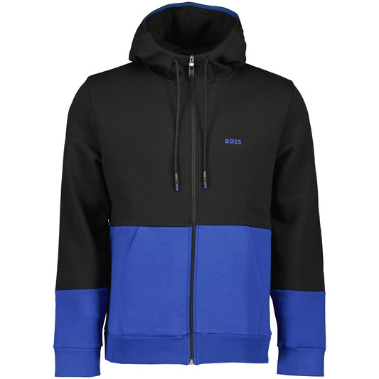 Embroidered Logo Zip Hoodie - Casual Basement